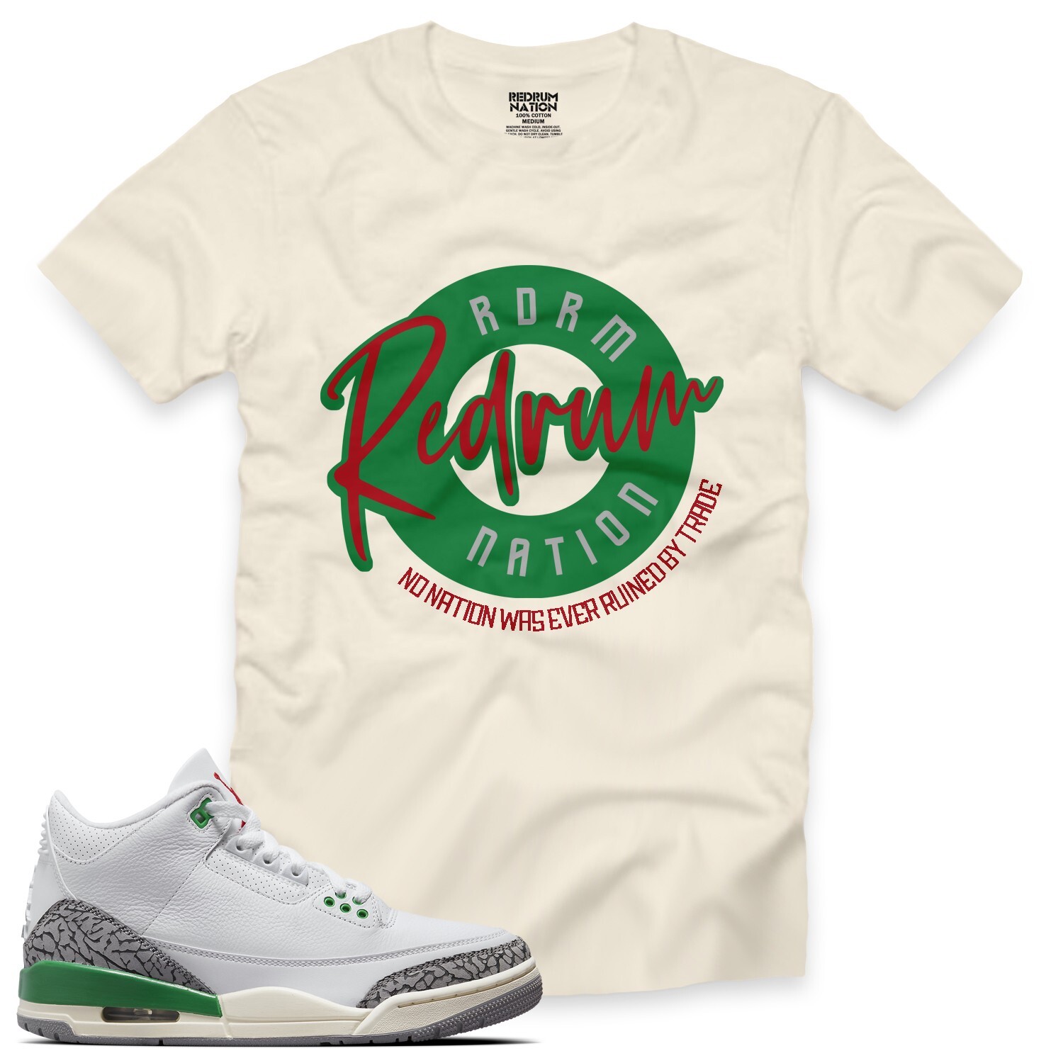 Lucky Green 3 RDRM Redrum Nation v2 Tshirt gallery