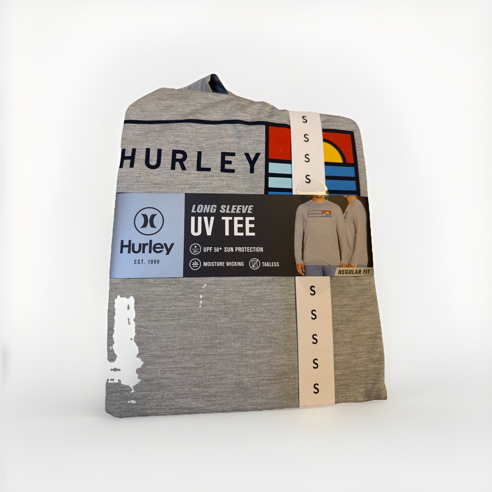 Hurley Grey Long Sleeve Sun Protection Sz S Mens Shirt multiple Colors gallery
