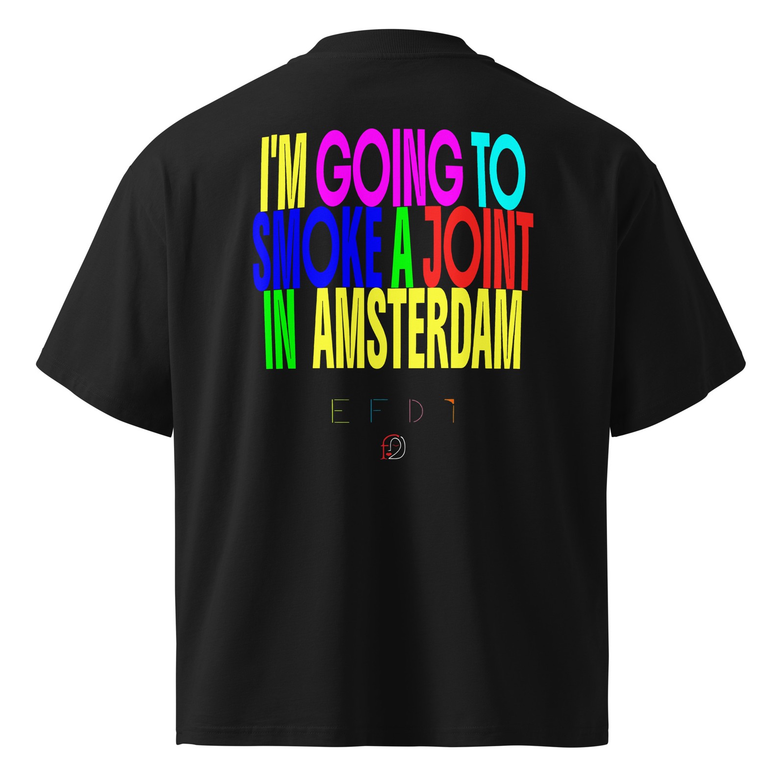 Oversized Amsterdam Graphic Tee Unisex – Streetwear Smoke Joint Tshirt Gift