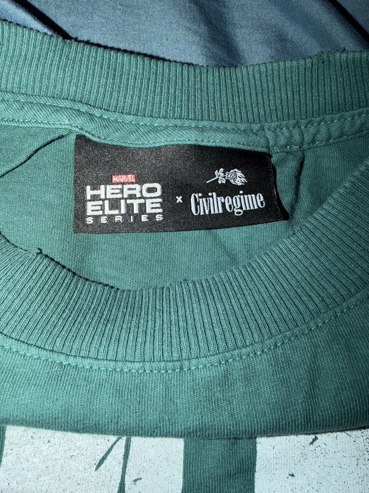 Civil Regime Marvel Hero Elite Series Hulk Green Graphic Print Tee Men's Size L gallery