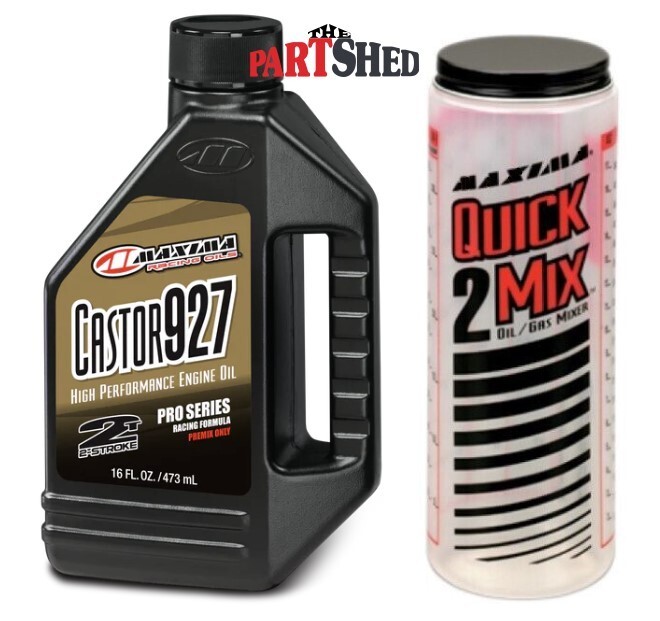 Maxima 2T 2 Stroke Oil 16oz With Quick 2 Mix Bottle Fuel Oil Ratio Bottle