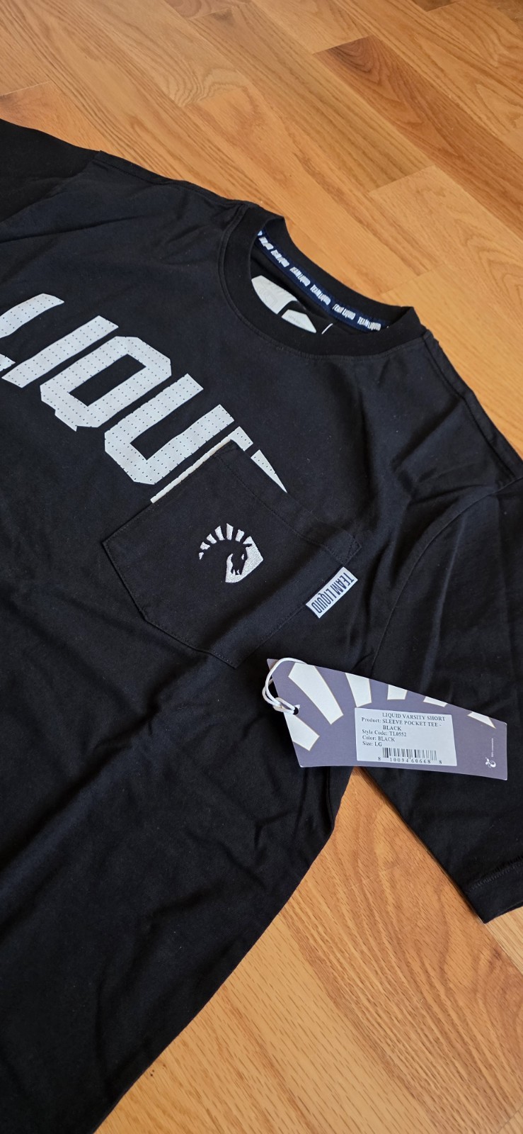 Team Liquid Europe Varsity Men's Short Sleeve Pocket Tee Brand New - Size Large gallery