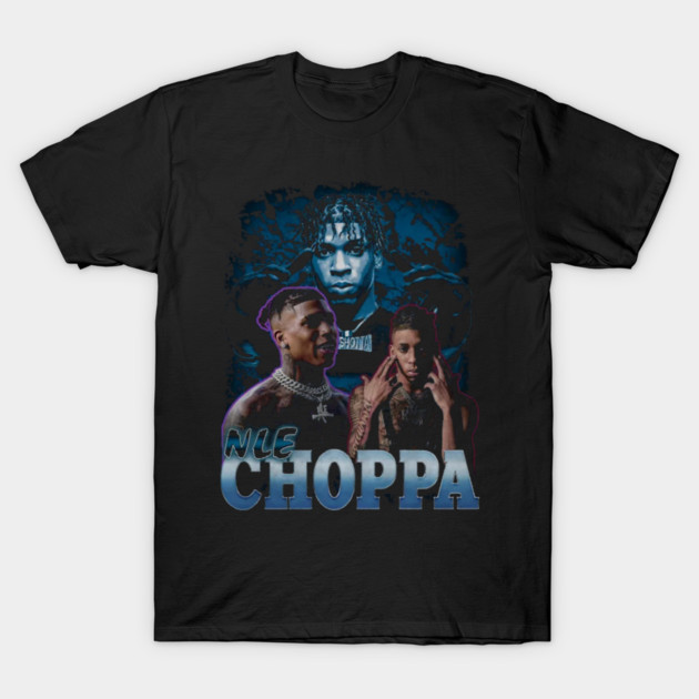 NLE Choppa Vintage T-Shirt 90s Bootleg Rap Graphic Tee Collage Print Concert Men gallery