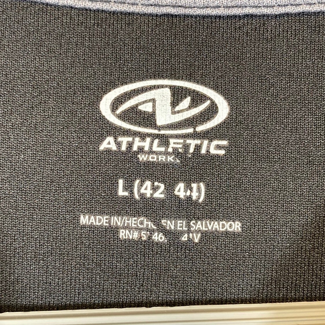Athletic Works Mens DriWorks Performance Tee Black Short Sleeve Size L 42-44 gallery