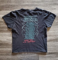 A Day to Remember Raisin’ Hell In The Heartland Tour T-Shirt Black – Size Medium