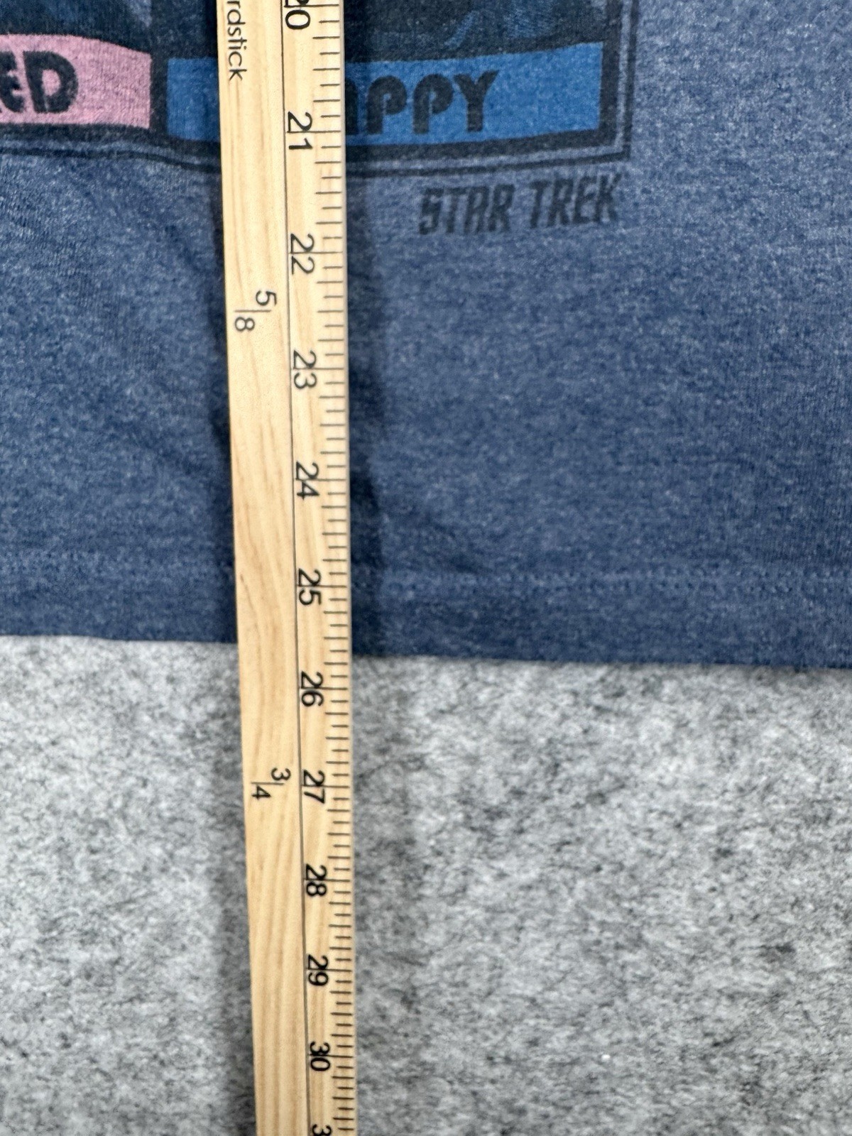 Star Trek Mens Blue The Many Moods of Spock T-Shirt Size M gallery