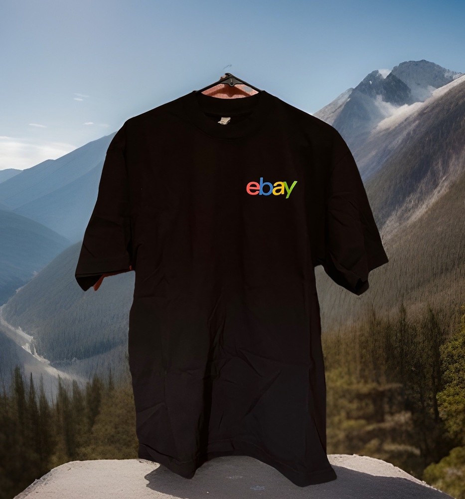 Ebay Black T-Shirt Logo Multi Color Men L Los Angeles Apparel 30th Anniversary