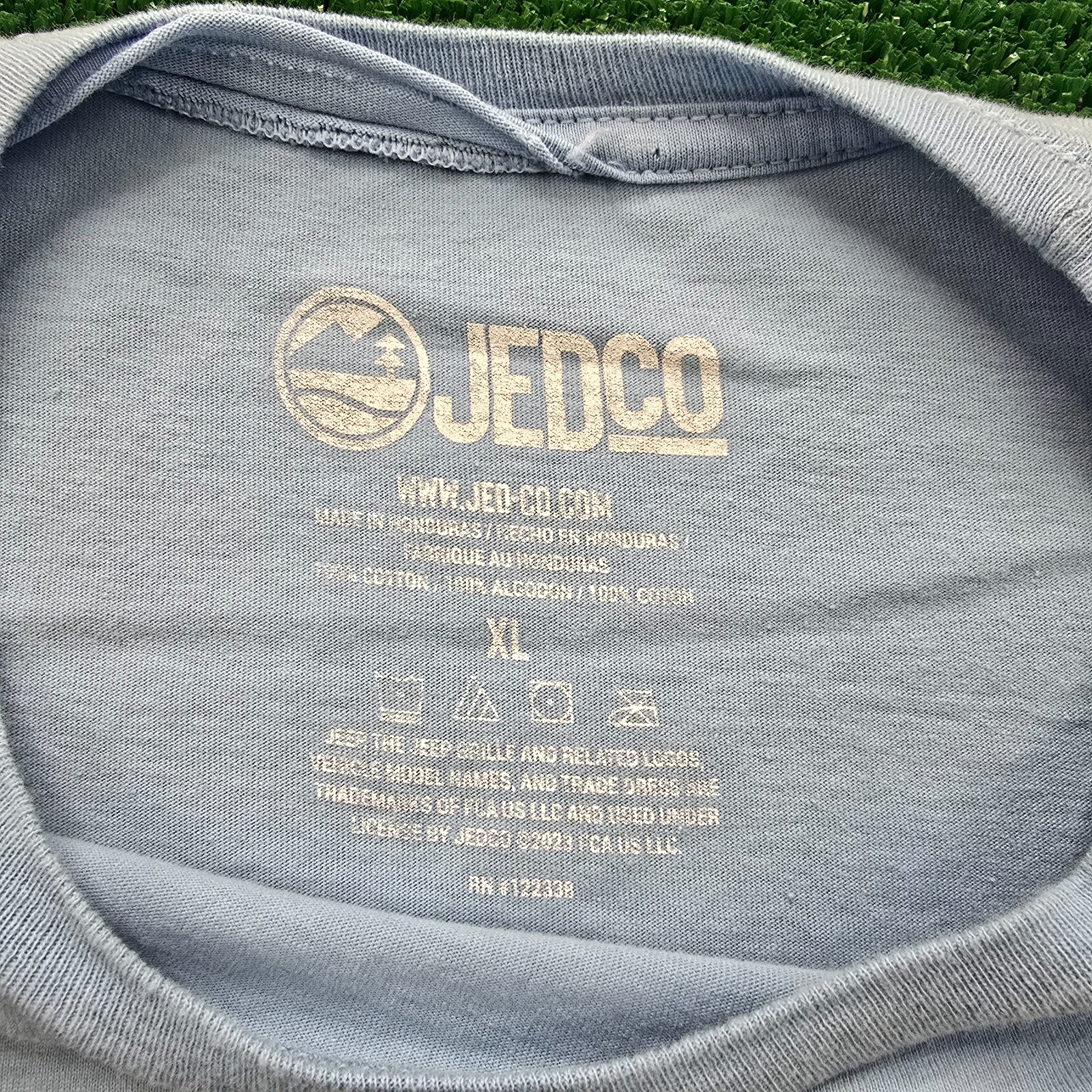 Jeep Tshirt Mens XL Blue Short Sleeve Gladiator Labrador Dog Graphic Outdoor gallery