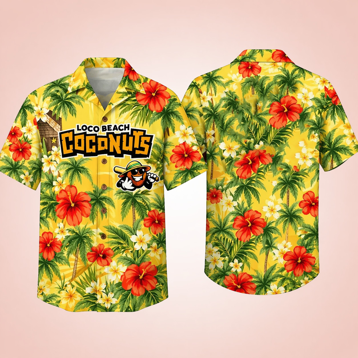 best price Loco Beach Coconuts Hawaiian shirt All sizes gallery