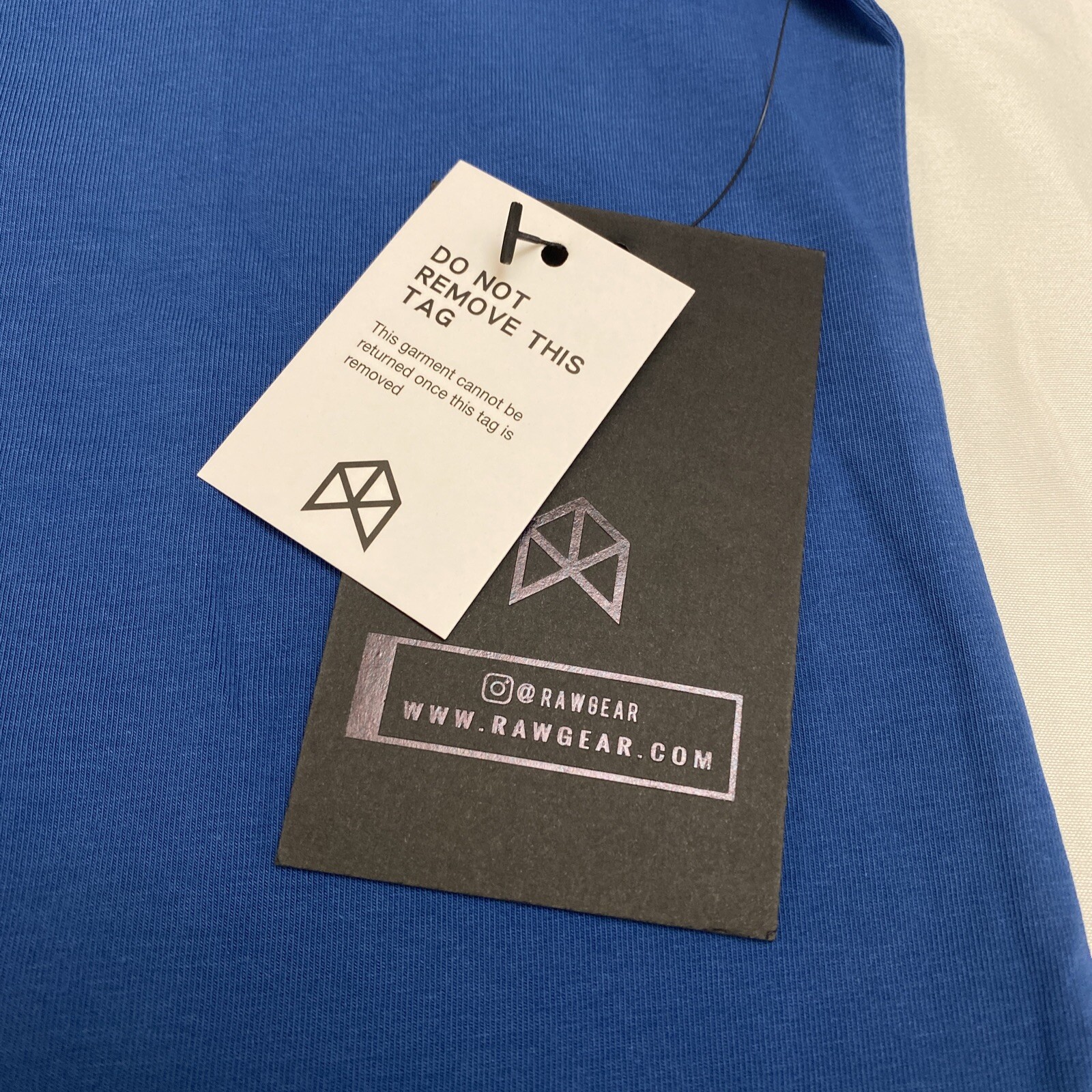 RAW GEAR MEN'S ESSENTIAL ZOO TEE SIZE SMALL BLUE gallery