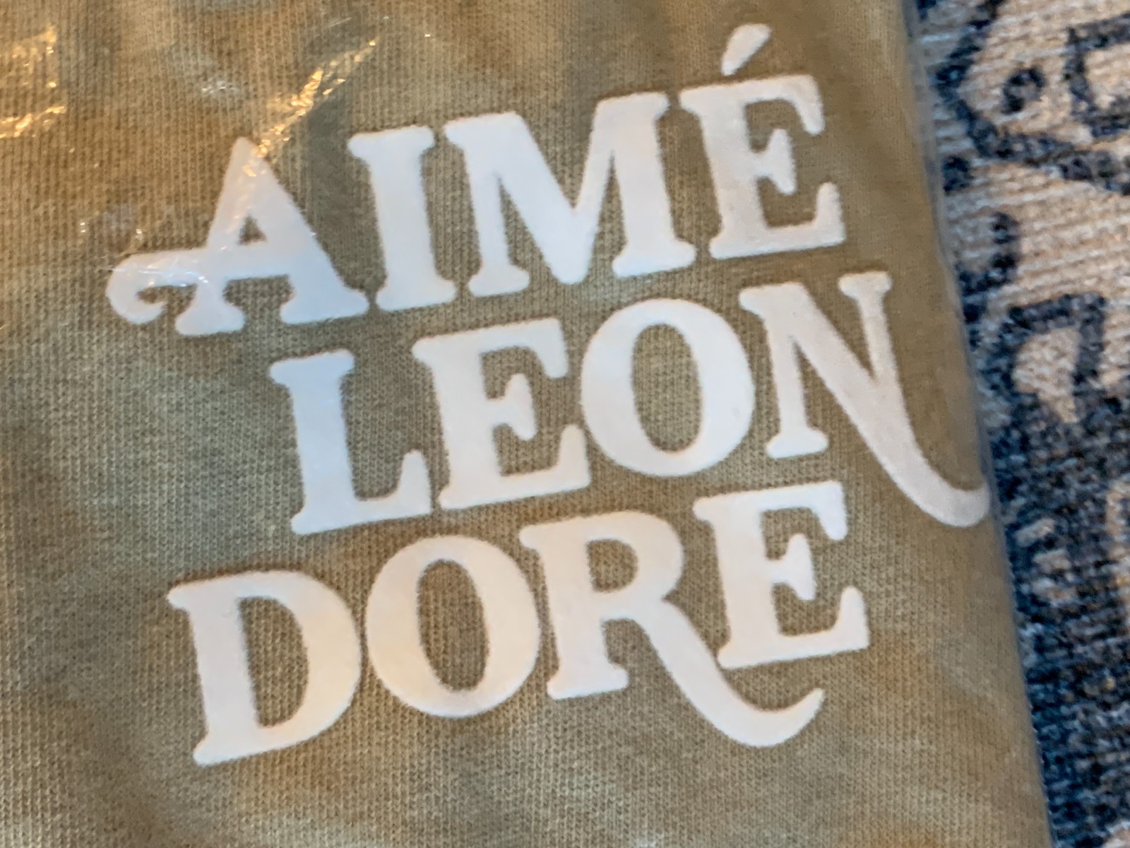 NEW Aime Leon Dore ALD 70s Logo Short Sleeve Tee Tan T-Shirt Men’s Size XL gallery