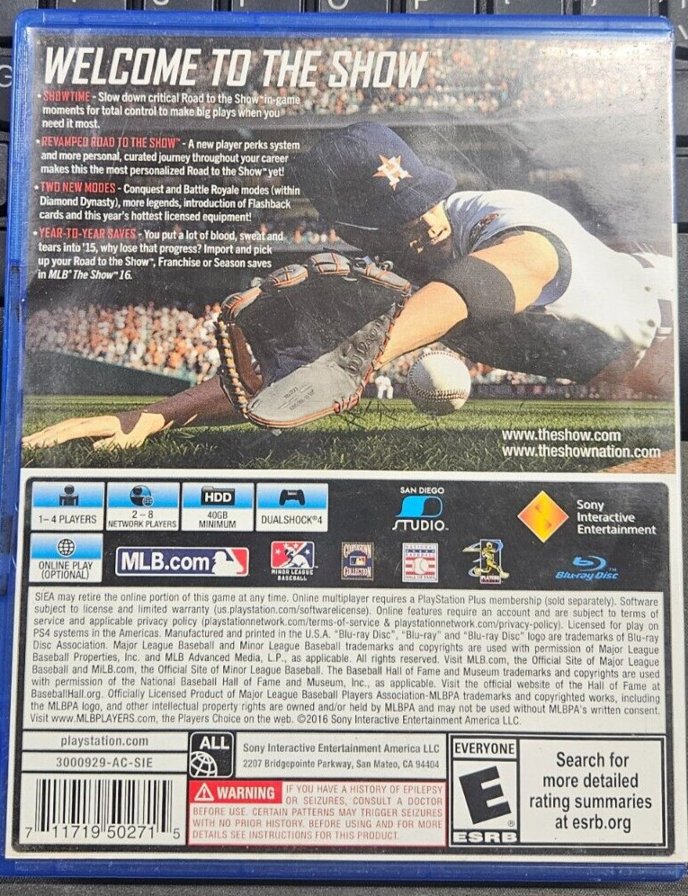 MLB The Show 16 (PS4) PLAYSTATION 4