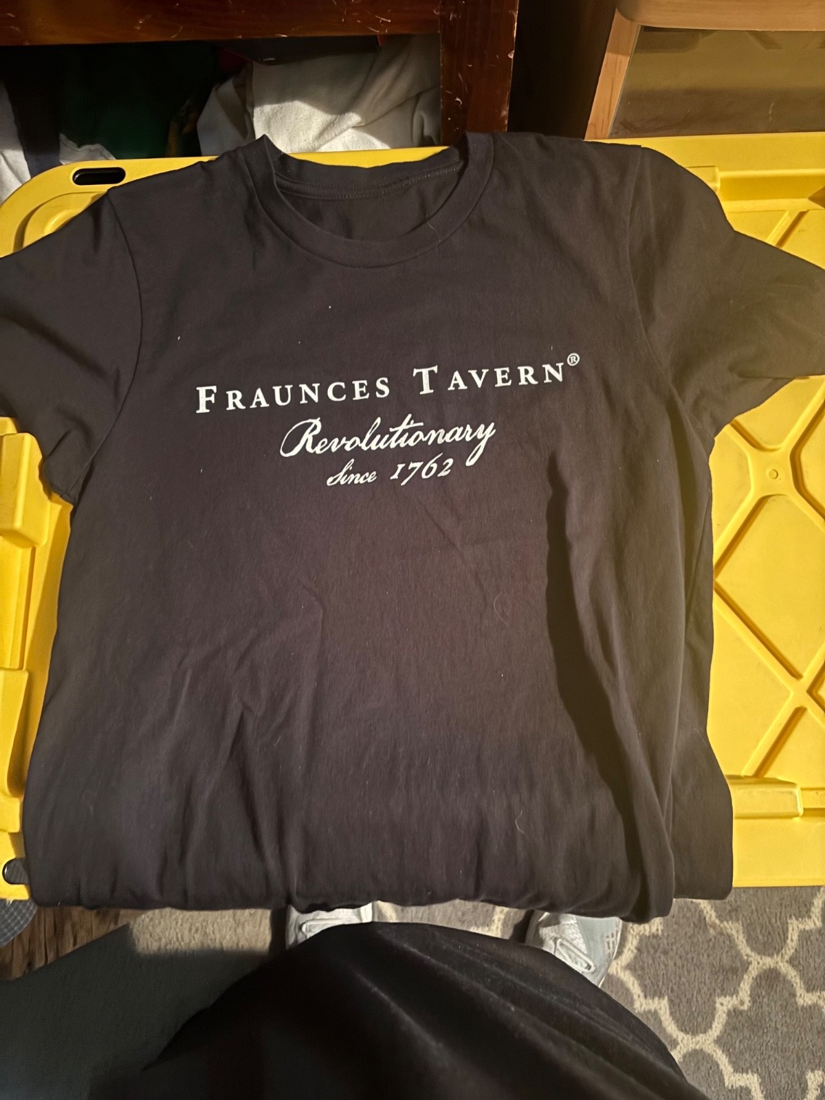 Fraunces Tavern Revolutionary since 1762 T shirtNew York city Mint Black bar gallery