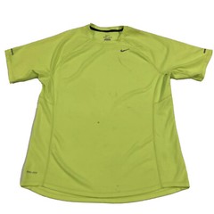 Nike Miler Dri Fit Running Basketball Cross Fit Yellow Mens Size Medium