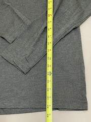 Men’s Athletic Works Long Sleeve Shirts Crew Neck Size-M Stretch Green Tee New