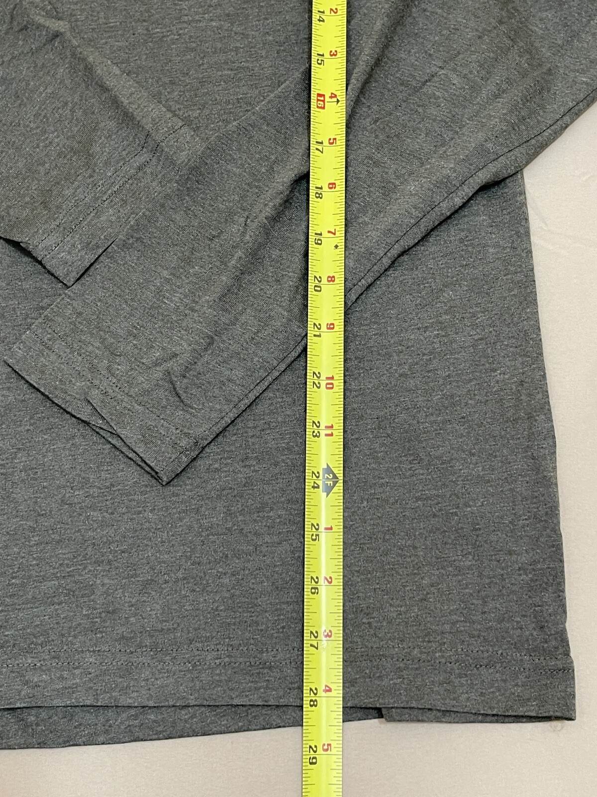 Men's Athletic Works Long Sleeve Shirts Crew Neck Size-M Stretch Green Tee New gallery