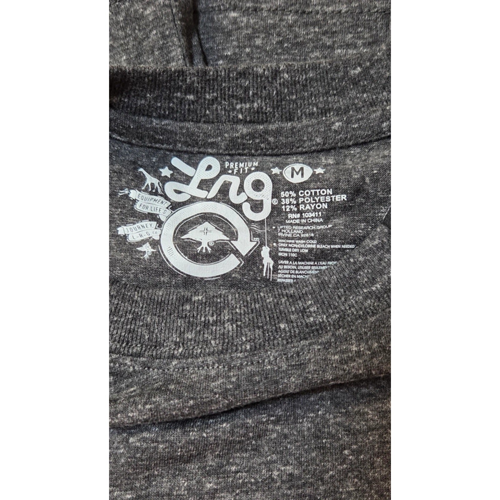 LRG Hello Kitty Apple Graphic Tee Gray Marled Sanrio Kawaii Shirt New Medium gallery