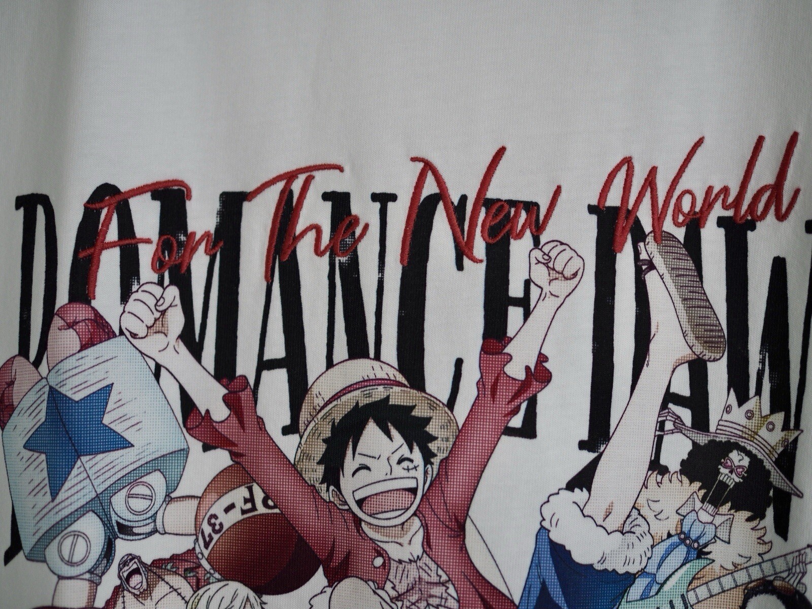 One Piece For The New World Romance Dawn Uniqlo T Shirt Large gallery