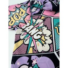 Oh Snap! Drill Clothing Co Mens Comic Pop Art All Over Print T-Shirt Medium