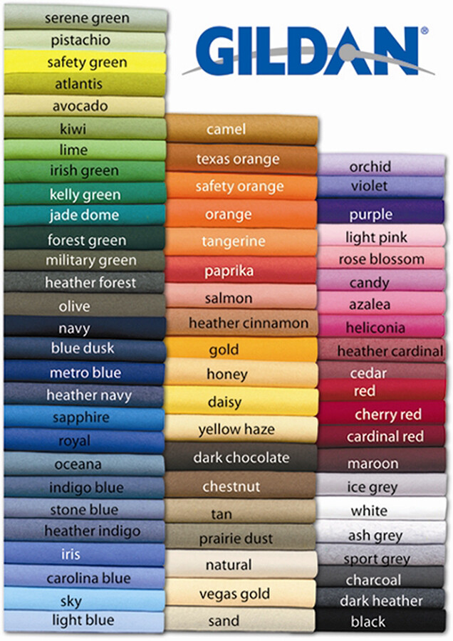 GILDAN G5000 ADULT HEAVY COTTON™ 5.3 OZ. T-SHIRT gallery