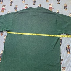VTG TeeJays Native American Wolf Spirit Brothers Graphic T shirt Green Adult XL