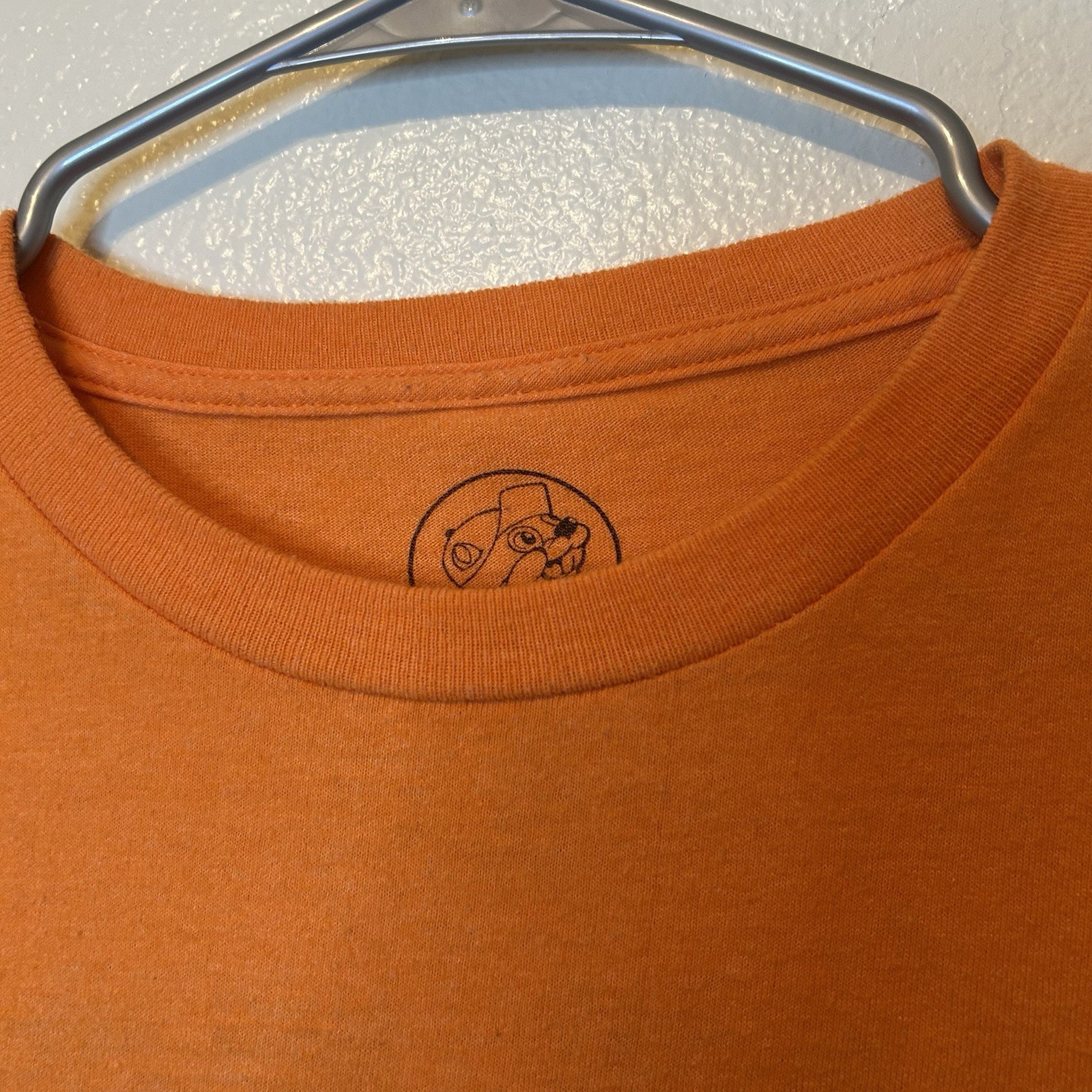Bucees Franken Beaver No Tricks Just Treats Shirt Large Halloween Orange BG23 gallery