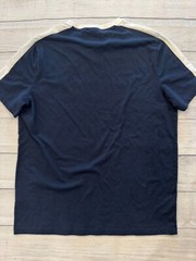 Perry Ellis Shirt Mens Large Navy Blue Everyday Casual Basic Tee