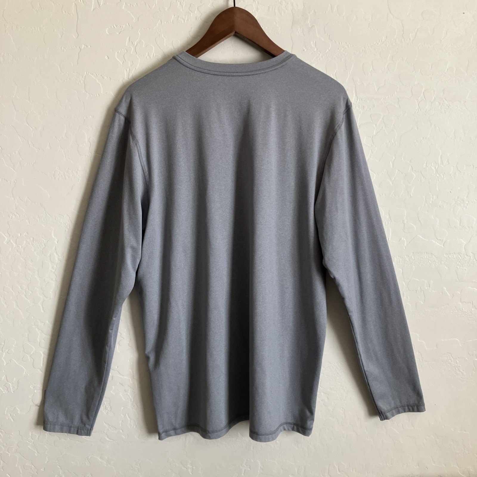 Burnside Mens M Shirt Gray Long Sleeve Sun Protection UPF 30 Beach Surf Outdoor gallery