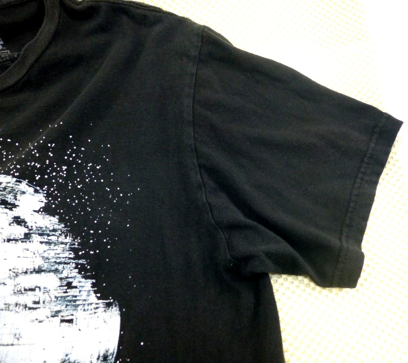 Star Wars Death Star Epic Fail T-Shirt Size L/XL Black Cotton Mens gallery