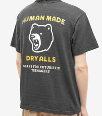 Human Made Dryalls Bear Black Tee XL NWT