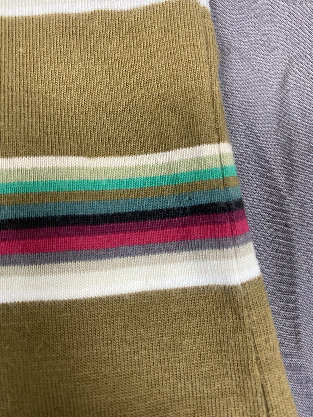 Vintage Hang Ten T Shirt Mens Small Multicoloured Striped Logo Casual Surf Skate gallery