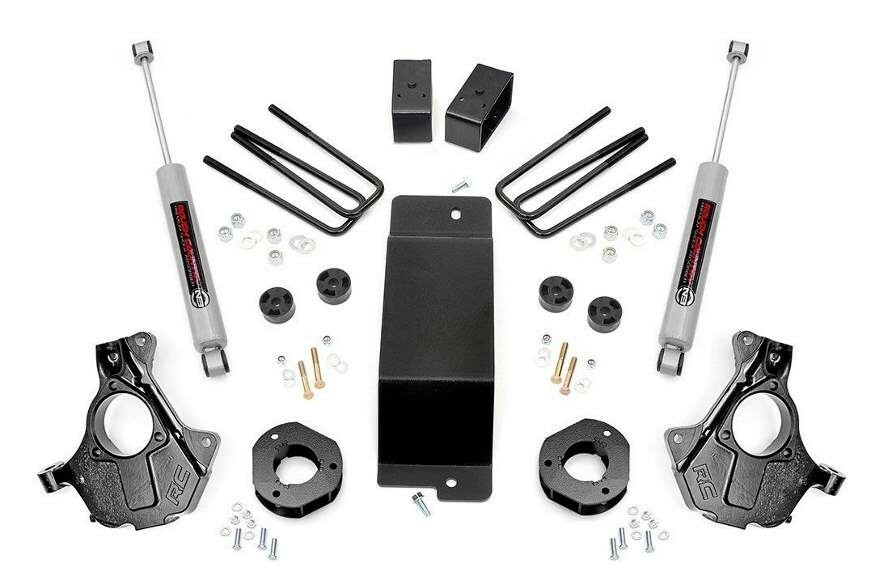 Rough Country 3.5″ Lift Kit with N3 Shocks for 14-18 Silverado Sierra 1500 4WD