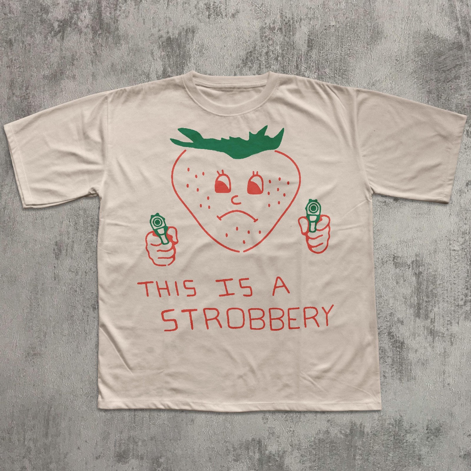 This Is Strobbery Funny Strawberry T-Shirt Retro Vintage Graphic Tee gallery