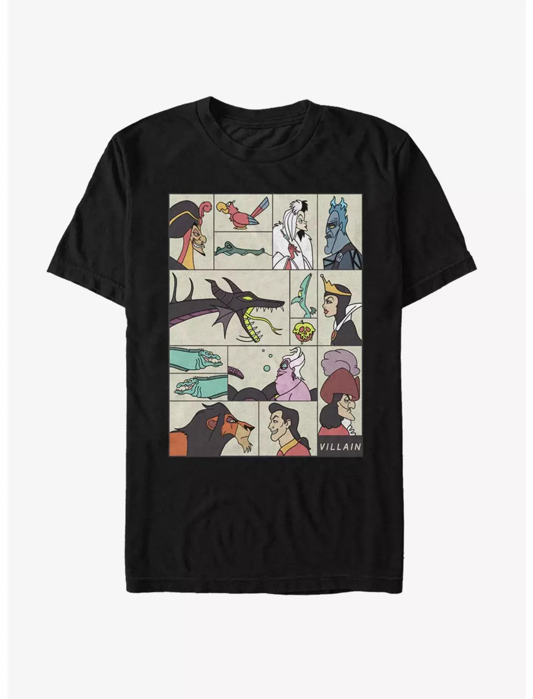 Disney Villains Boxes Of Profiles T Shirt Size S - 5XL Gift For Friends gallery