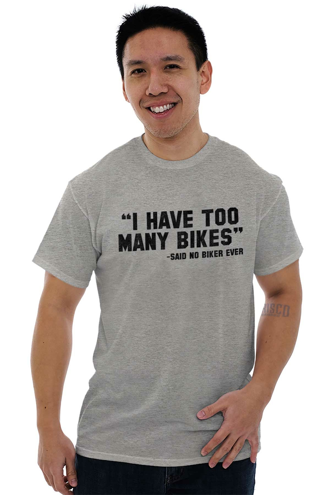 Bike Cycling Funny Sayings Motorcycle Biking Womens or Mens Crewneck T Shirt Tee gallery