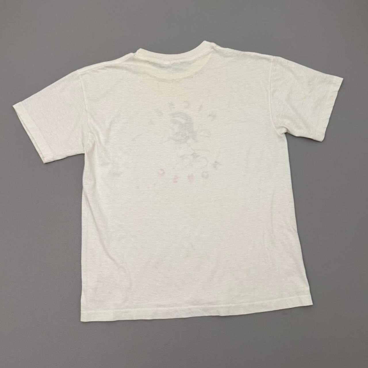 Vintage 80s Mickey Mouse Usc Shirt White Polycotton Single Stitch True Large gallery
