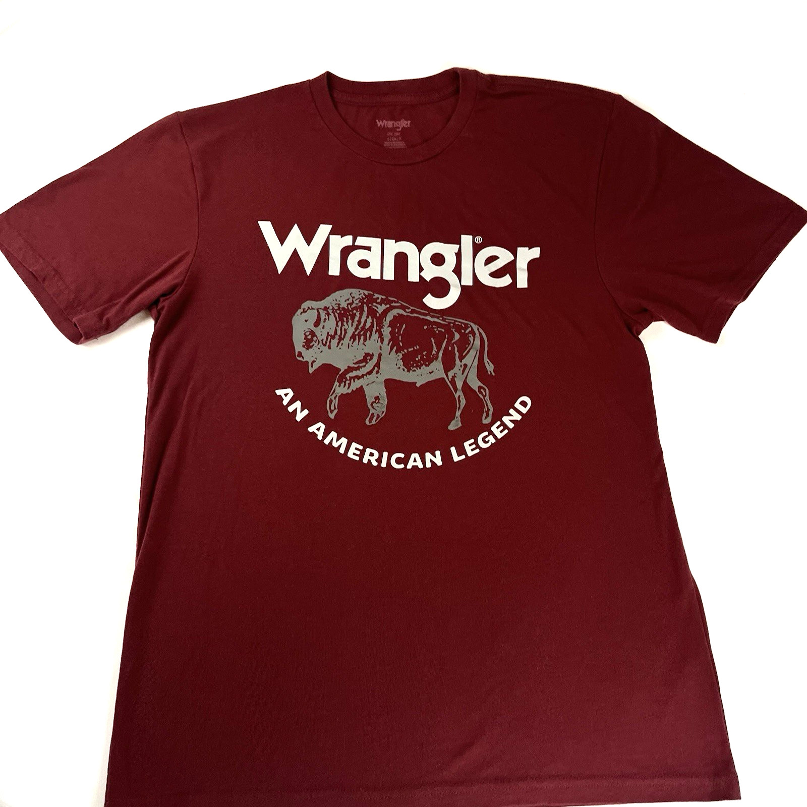 Wrangler Buffalo Bison T-shirt Small Cotton/Polyester Blend Super Soft Retro gallery