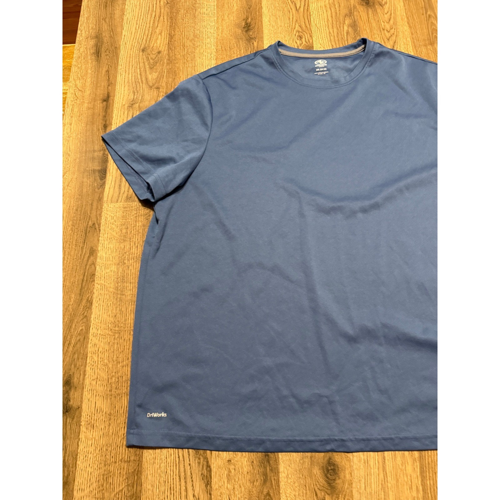 Athletic Works DriWorks Mens 3XL Blue Performance T-Shirt AW15100123754B gallery