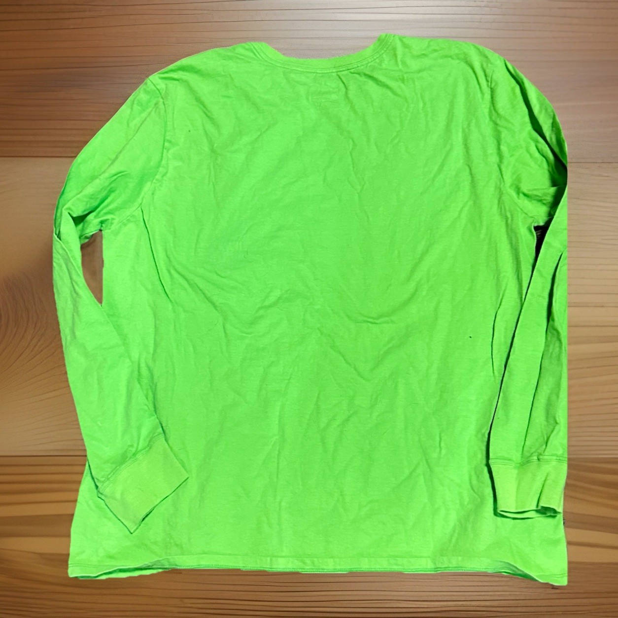 Nike The Nike Tee Green Long Sleeve Men's T-Shirt XL Athletic Cut gallery