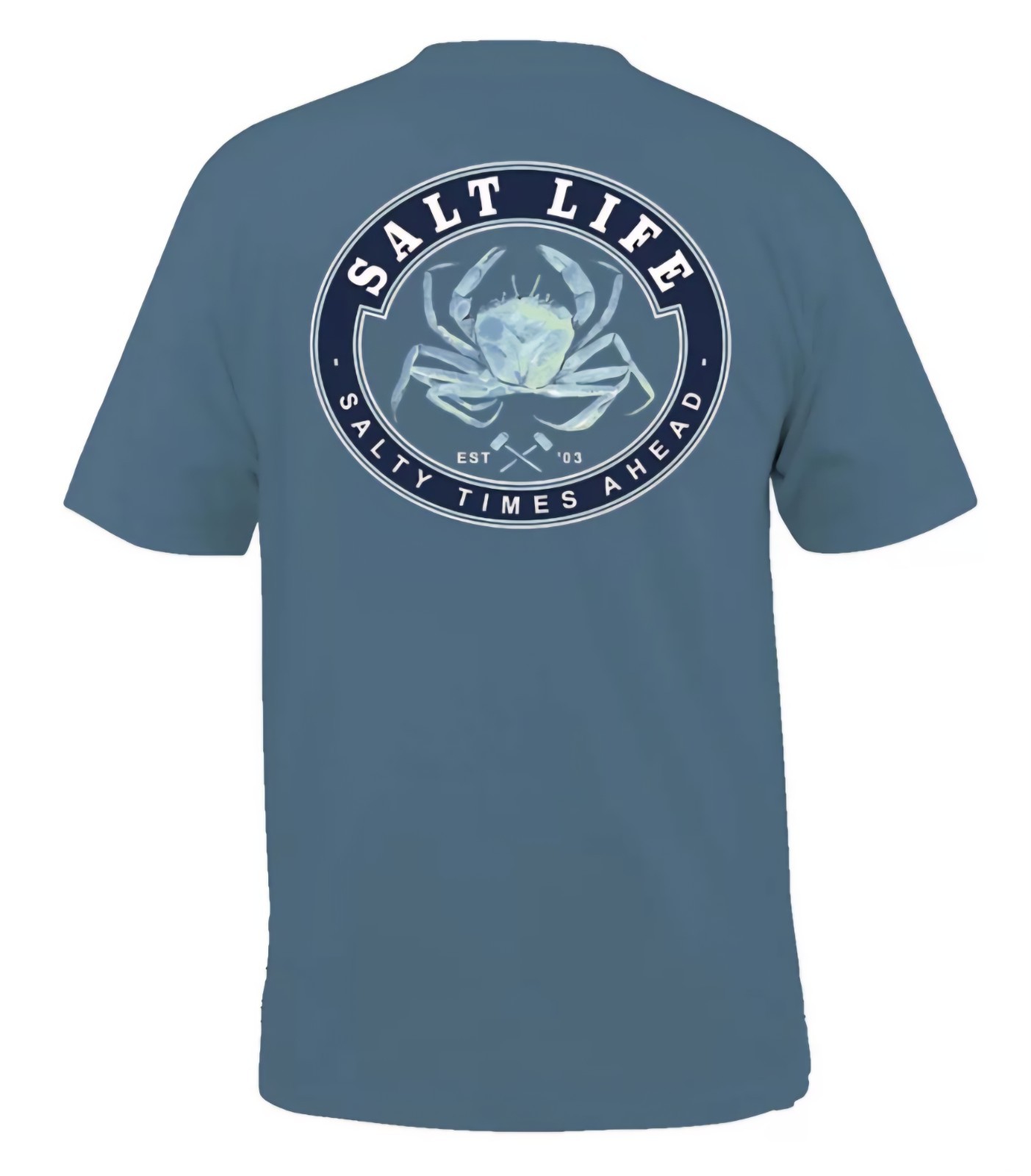 Salt life, Buoyant Crab, Short Sleeve Men’s Graphic TShirt, Med, Lg, XL, or 2XL
