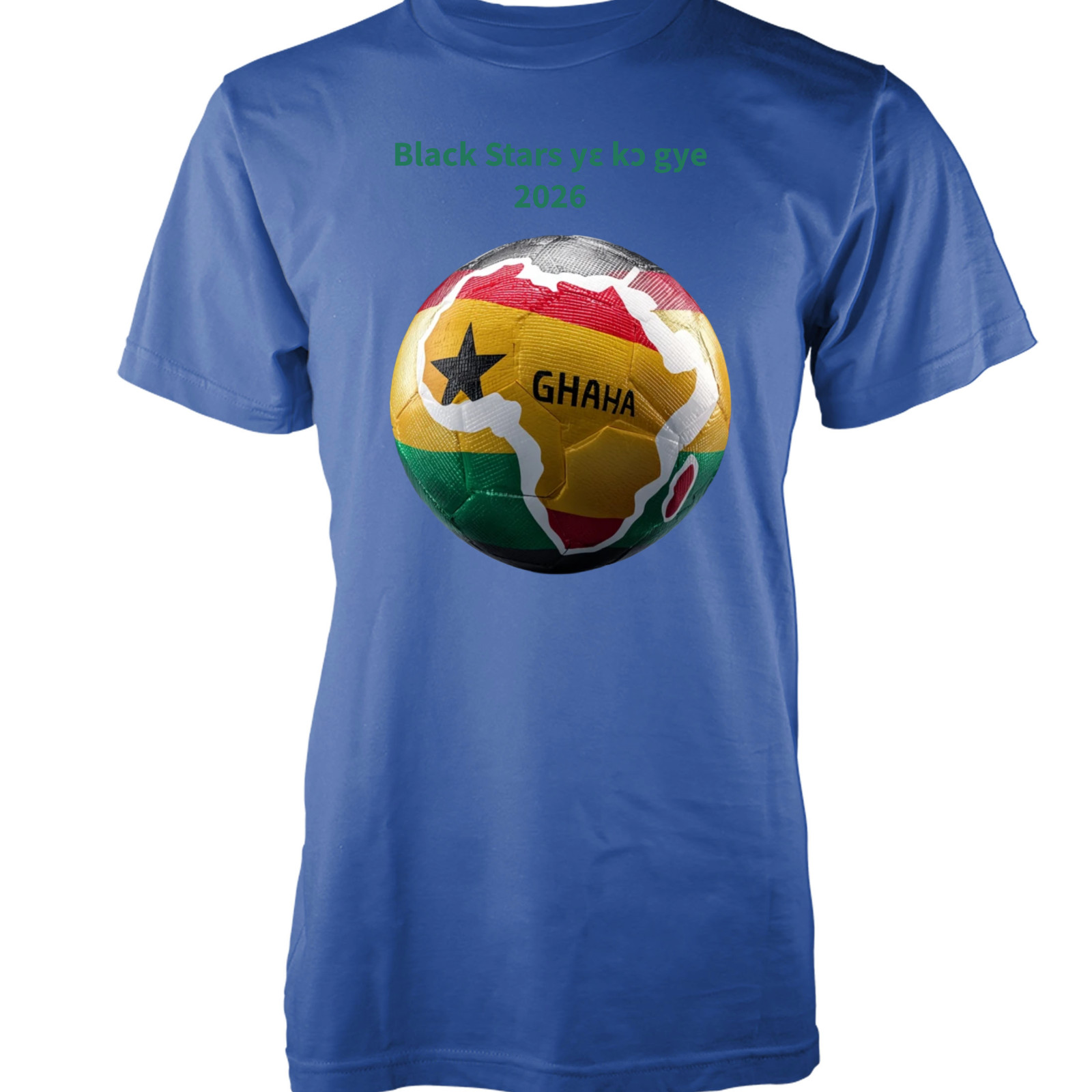 Free Personalisation 2026 World Cup Football Ghana Cotton T-Shirt Adult gallery