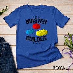 Cool Master Builder Funny Building Blocks Gift Men Women Premium Unisex T-shirt