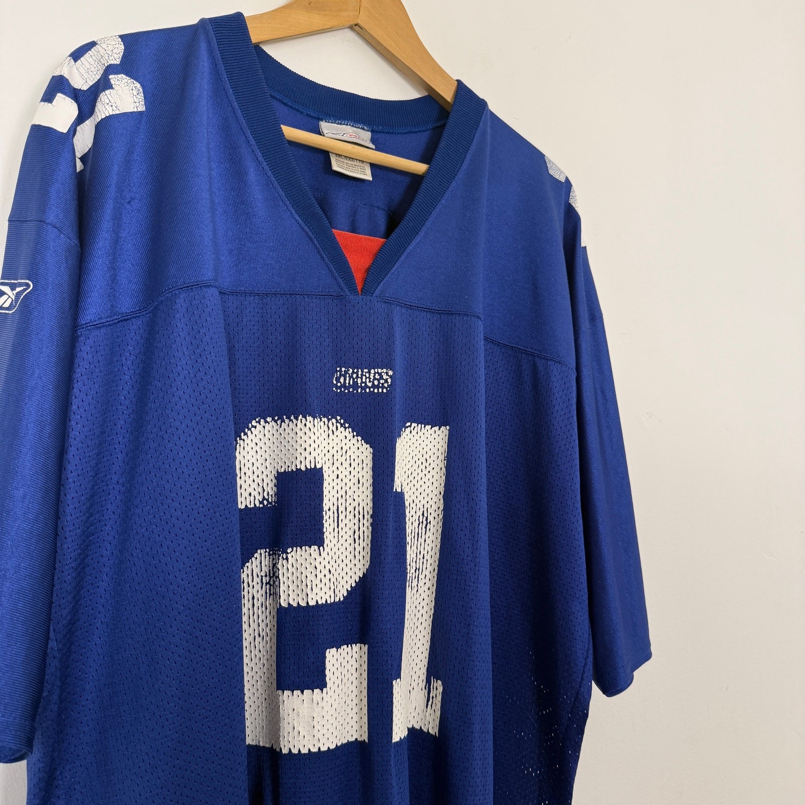 Vintage Y2K New York Giants NYC Tiki Barber NFL Football Sports Jersey XXL Blue gallery