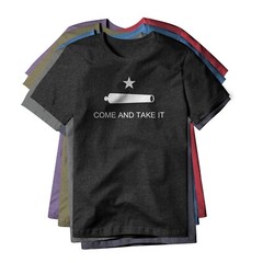 Come And Take It : Cannon (White), Cotton/Poly Blend Tee