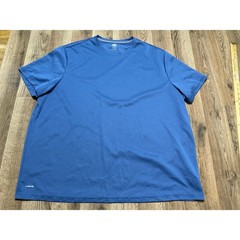 Athletic Works DriWorks Mens 3XL Blue Performance T-Shirt AW15100123754B
