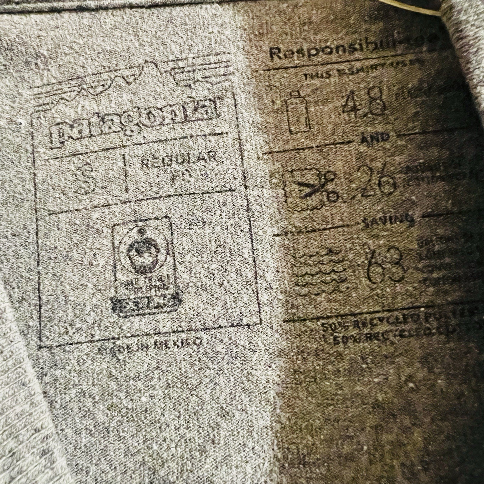 Patagonia Cotton Logo T-Shirt Gray ( Small gallery