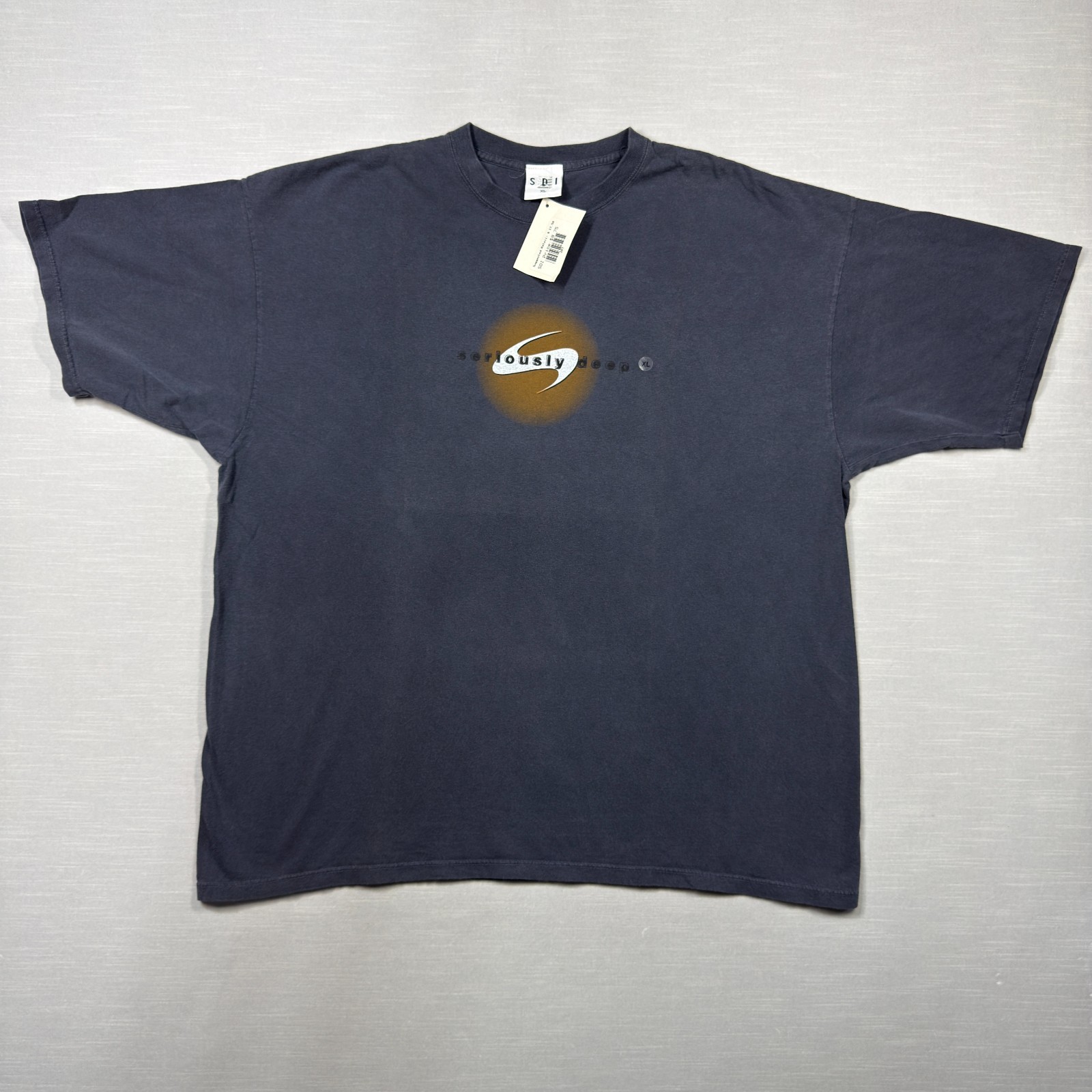 Vintage SDI Shirt Men XL Navy Blue Sun Valley Seriously Deep Ski 90s READ gallery