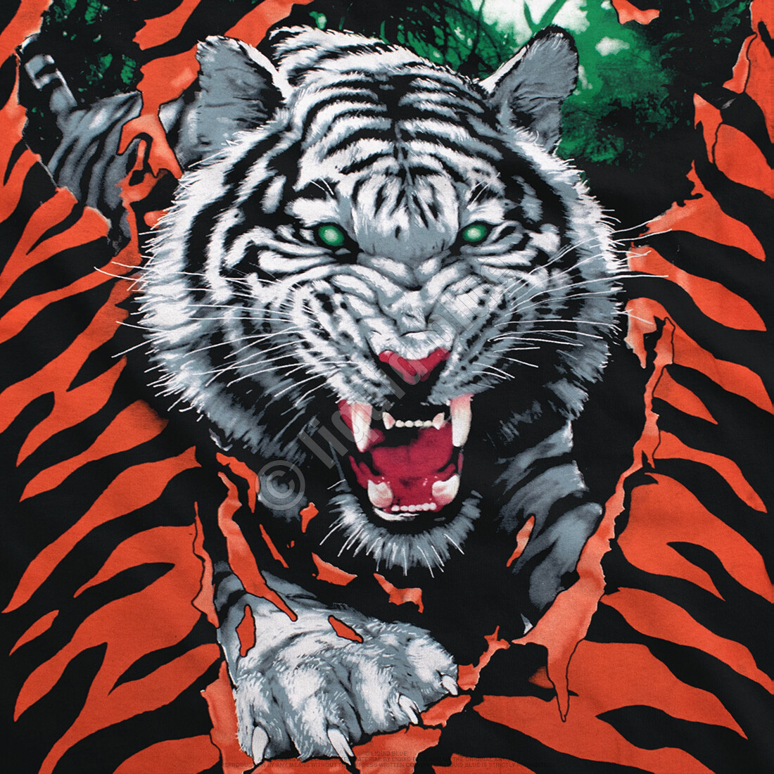TIGER-All Over Big Print-EXOTIC WILDLIFE-2 SDD T-SHIRT S-M-L-XL-XXL Jungle gallery