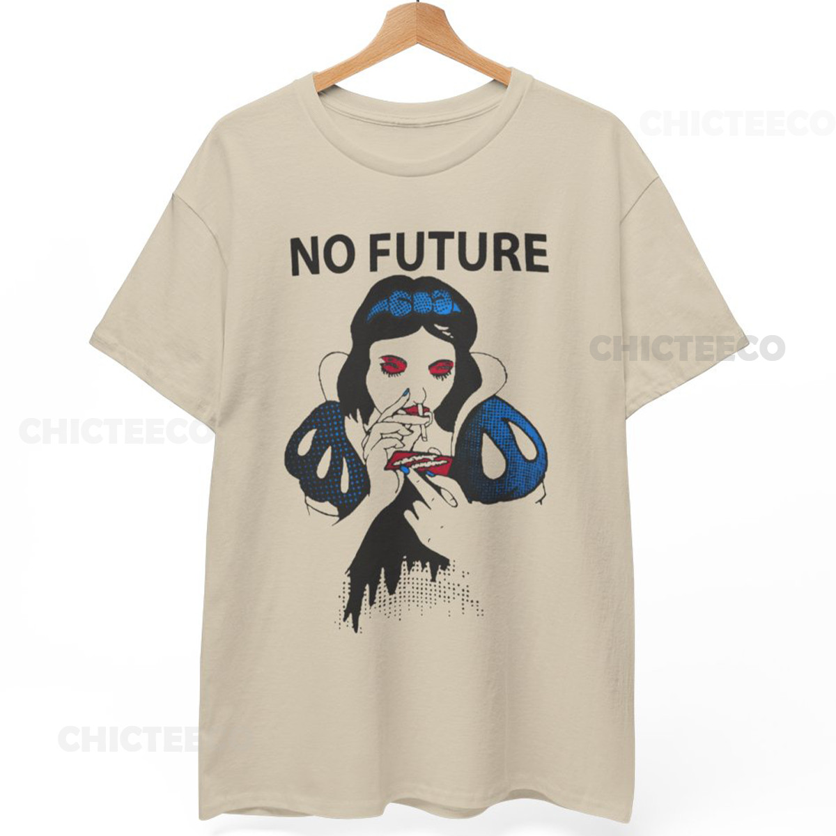 NO FUTURE Snow Whi*e Seditionaries 70s Punk Vivienne Westwood Unisex Tee gallery