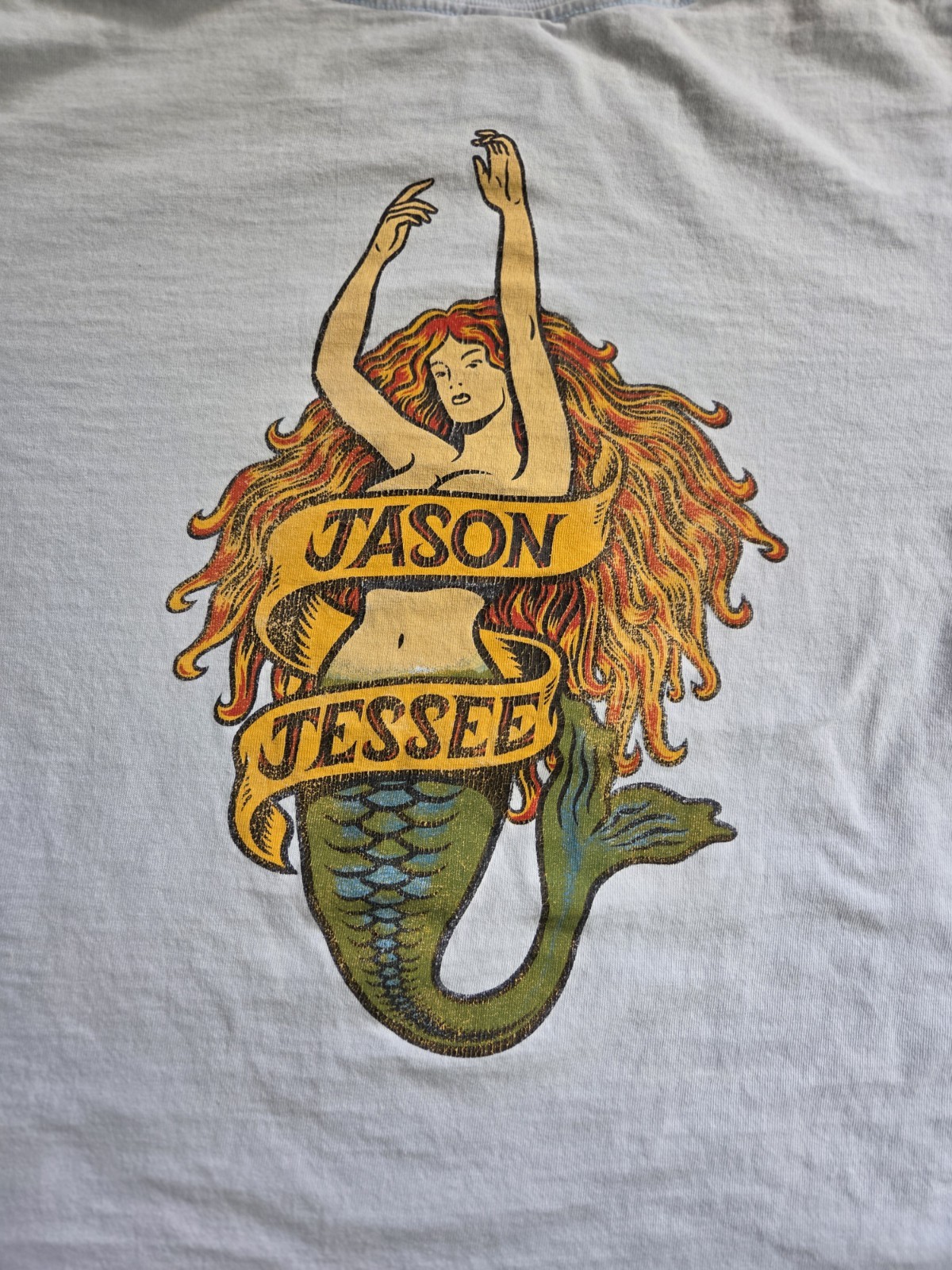VTG 1989 Santa Cruz Mermaid Jason Jessee Skateboard T-Shirt Medium Skate RARE gallery